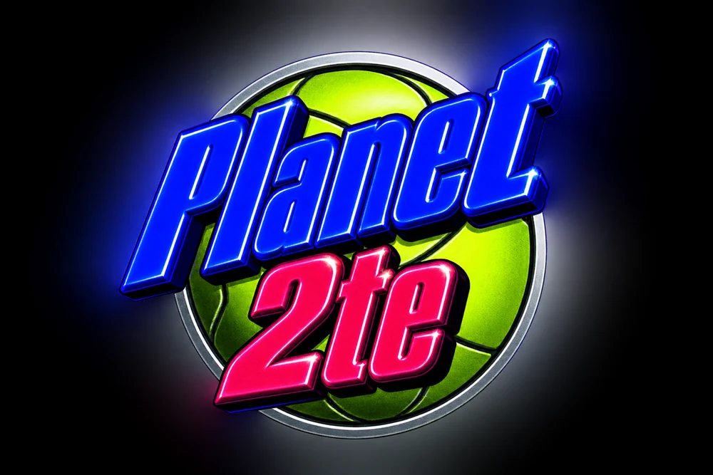 Restaurierte Fassung des Planet2te Logos