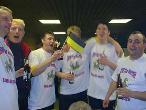 Feier zur Meisterschaft 1999