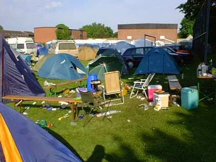 Zeltplatz Nahe 2001